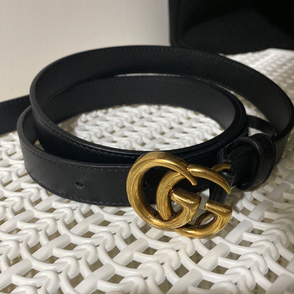 Gucci leather belt